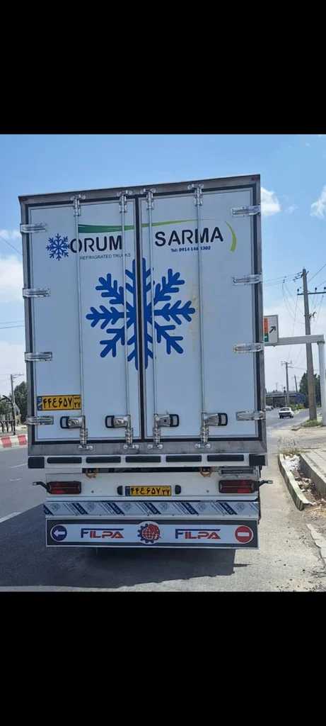 آگهی فروش تریلر یخچال دار مارال 84 متر مکعب