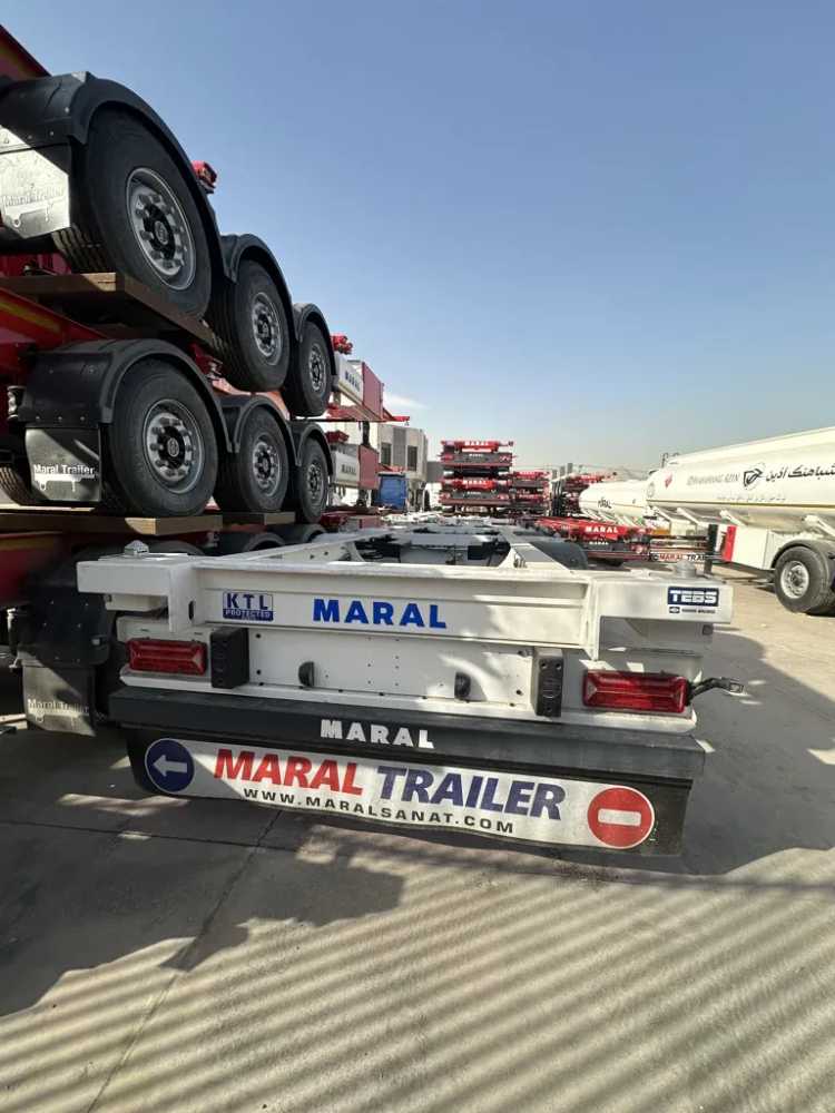 آگهی فروش تریلر تیغه کانتینر بر مارال 12.5 متر