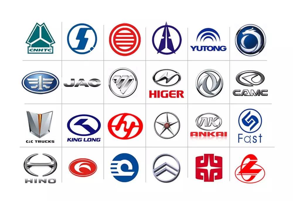 لوگوی شرکتهای کامیون ساز چین