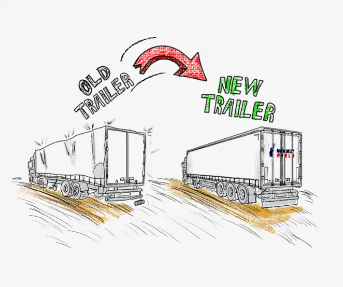 رو به راه تریلر ماموت اتوبان